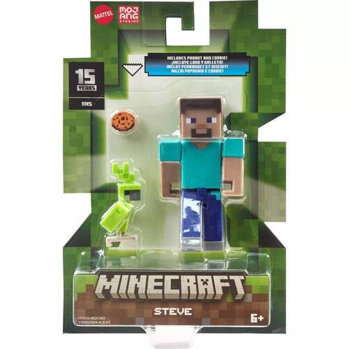 Minecraft 15th Anniversary Steve Action Figure