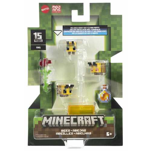 Minecraft 15th Anniversary Bees Action Figure