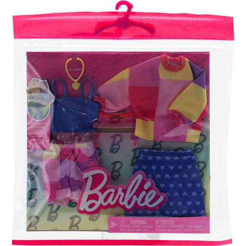 Barbie Fashion Pack Pink & Blue Inspired Set