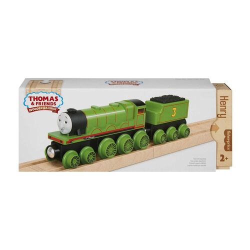 Thomas & Friends Wooden Railway Henry Engine and Coal Car