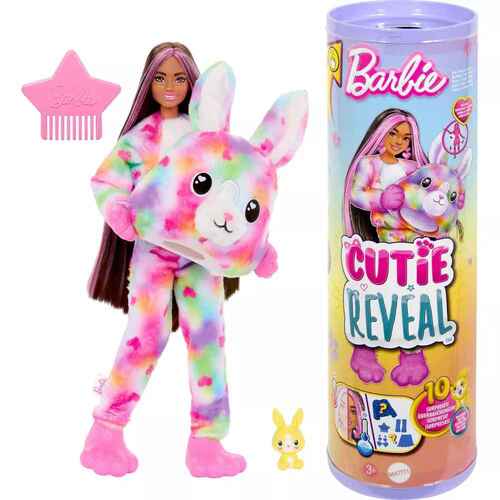 Barbie Cutie Reveal Doll Bunny Costume & 10 Surprises