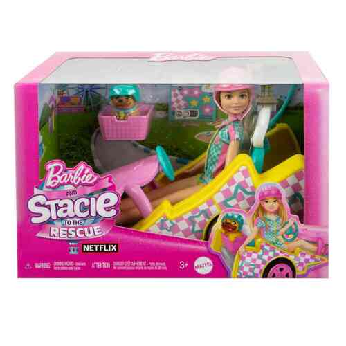 Barbie and Stacie to the Rescue Stacie in Car