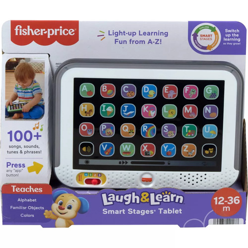 Fisher-Price Laugh & Learn Smart Stages Tablet Grey