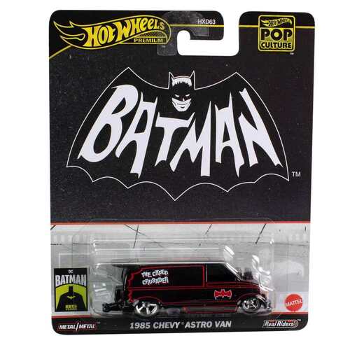 Hot Wheels Premium Pop Culture Batman 1985 Chevy Astro Van