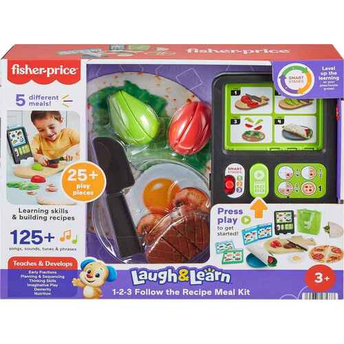 Fisher-Price Laugh & Learn 1-2-3 Follow the Recipe Meal Kit