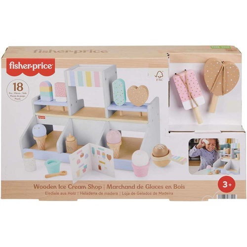 Fisher-Price Wooden Ice Cream Shop Playset