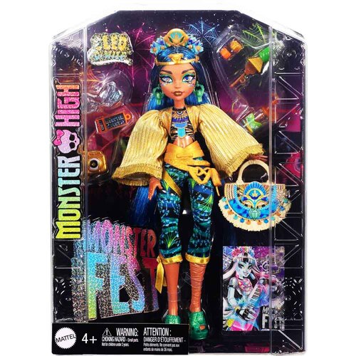 Monster High Monster Fest Cleo DiNile Fashion Doll with Festival Outfit