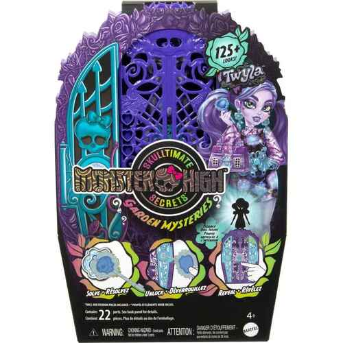 Monster High Skulltimate Secrets Garden Mysteries Playset Twyla Doll with 19+ Surprises