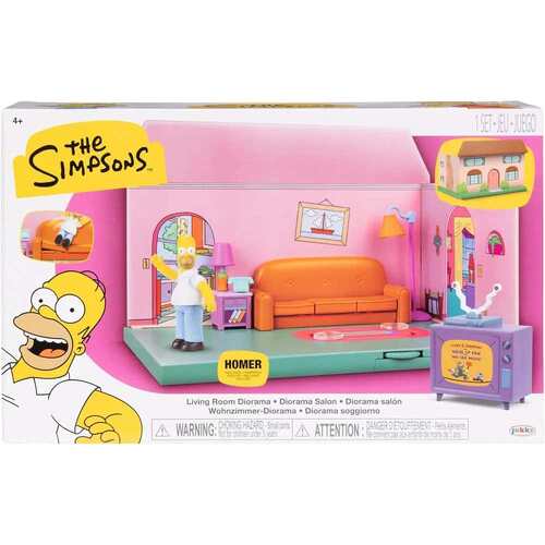 The Simpsons Living Room Diorama Playset