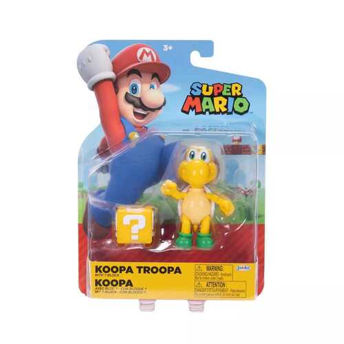 Nintendo Super Mario 10cm Koopa Troopa with Block Action Figure