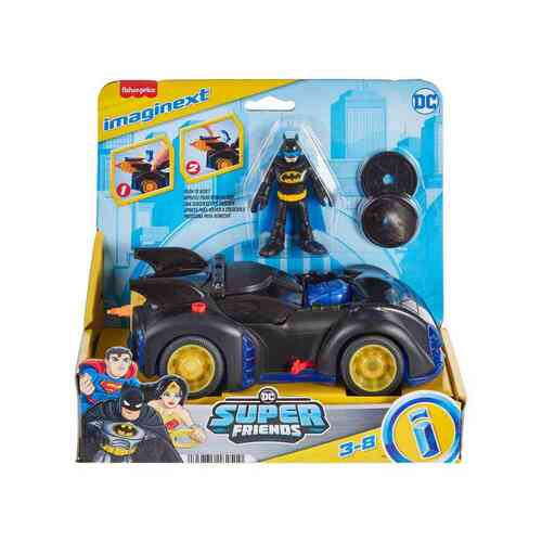 Fisher-Price Imaginext DC Super Friends Shake and Spin Batmobile