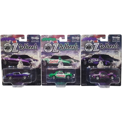 Oz Wheels 1:64 Holden HQ Monaro Hanful Special Edition 3 Pack