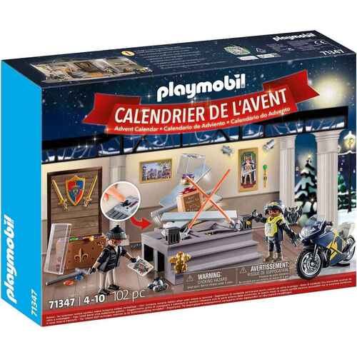 Playmobil Avent Calendar Police Museum Theft