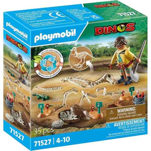 Playmobil Dinos Archaeological Dig with Dinosaur Skeleton