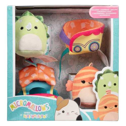 Squishmallows Micromallows Squish Train 4 Pack